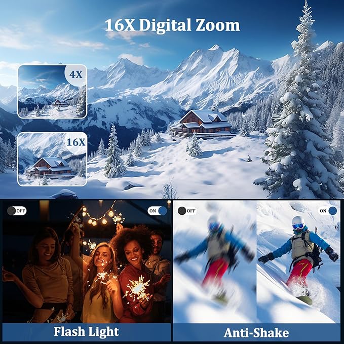 48MP Vlogging Camera Autofocus with Selfie Lens