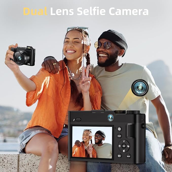 64MP Selfie Camera with Front and Rear Dual Lens